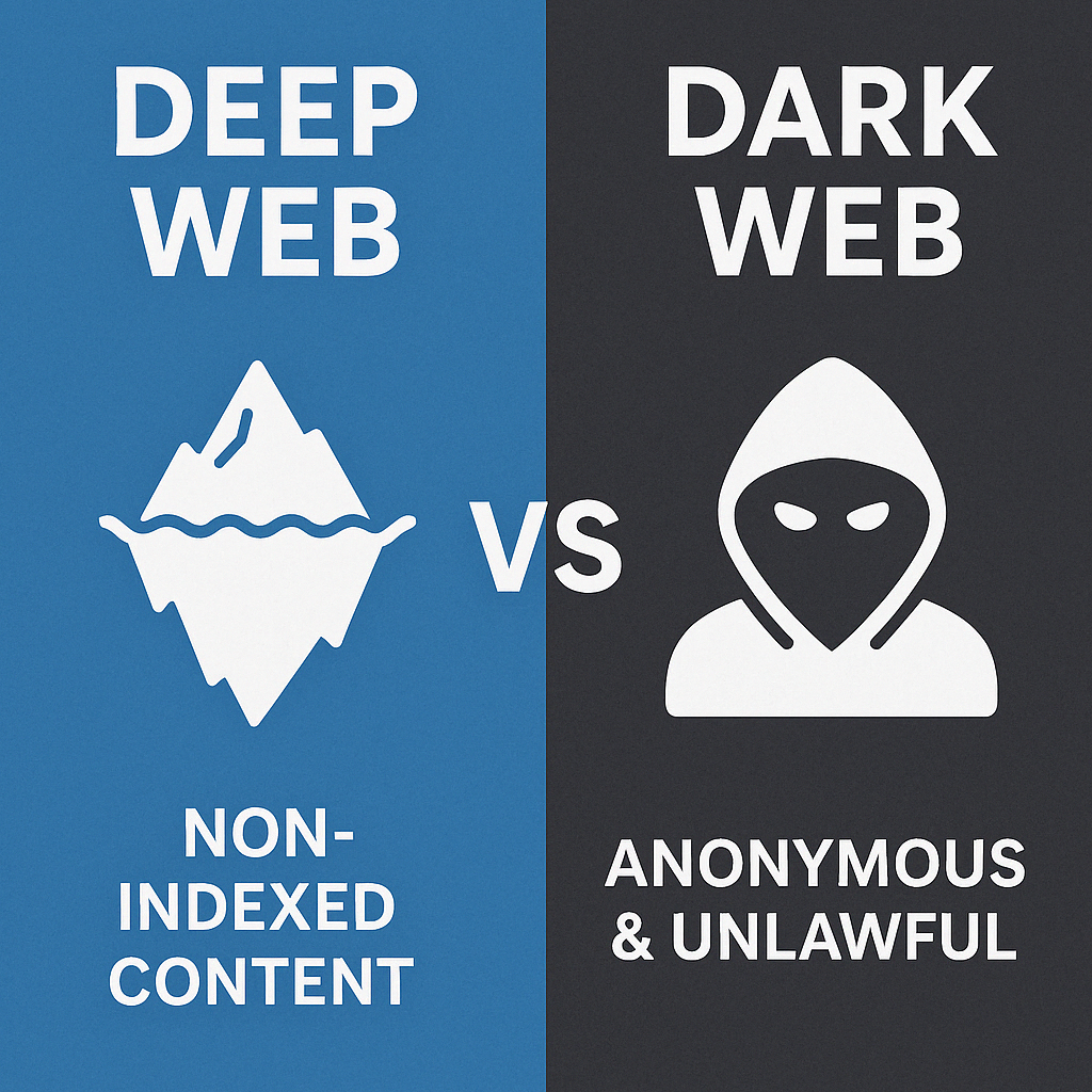 deep web vs dark web